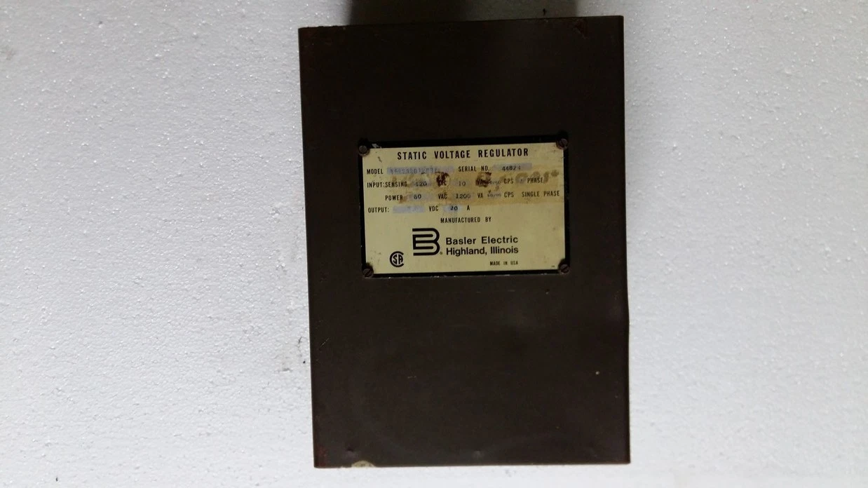 Basler Electric SVR SR32A-2B13B3E Static Voltage Regulator Basler SVR